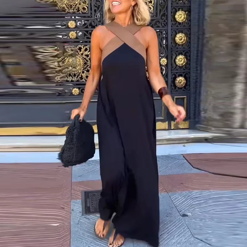 Sunset Glow: Off Shoulder Multi-Color Holiday Dress