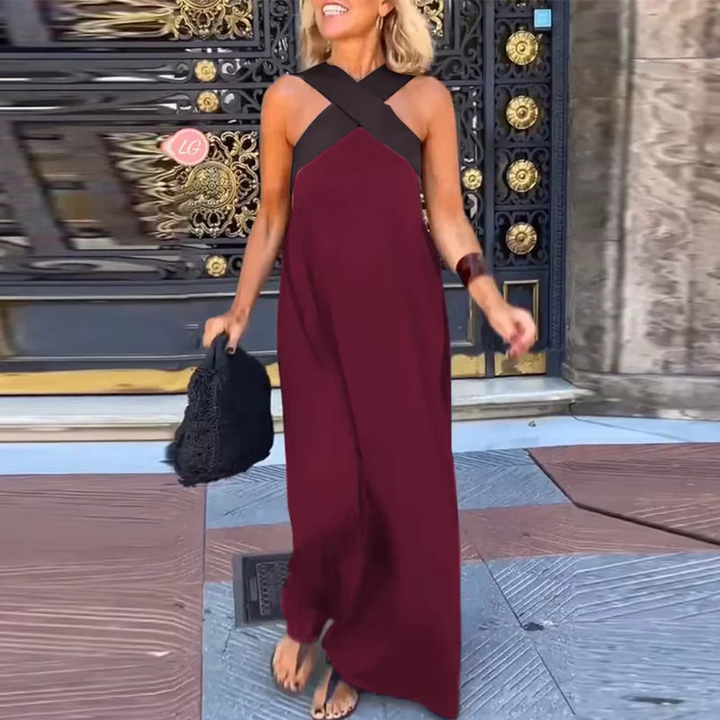 Sunset Glow: Off Shoulder Multi-Color Holiday Dress