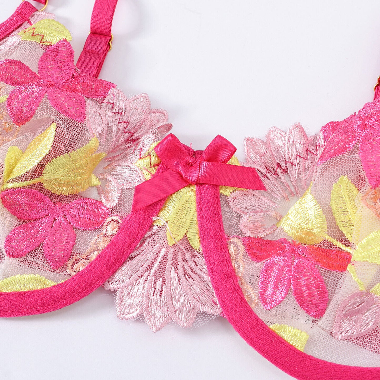 Women'S Sexy-Lingerie Lace Babydoll Bra Thong Set Sleepwear Underwear Nightwear